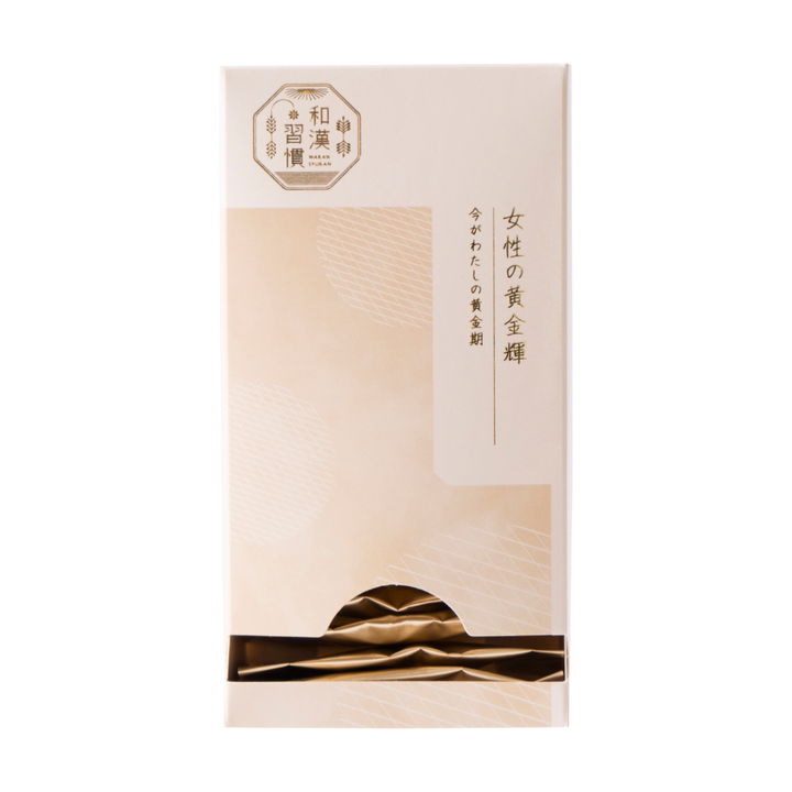 Japanese and Chinese Traditional Habits Tablets for Women's Golden Shine 120 tablets (4 tablets x 30 bags)