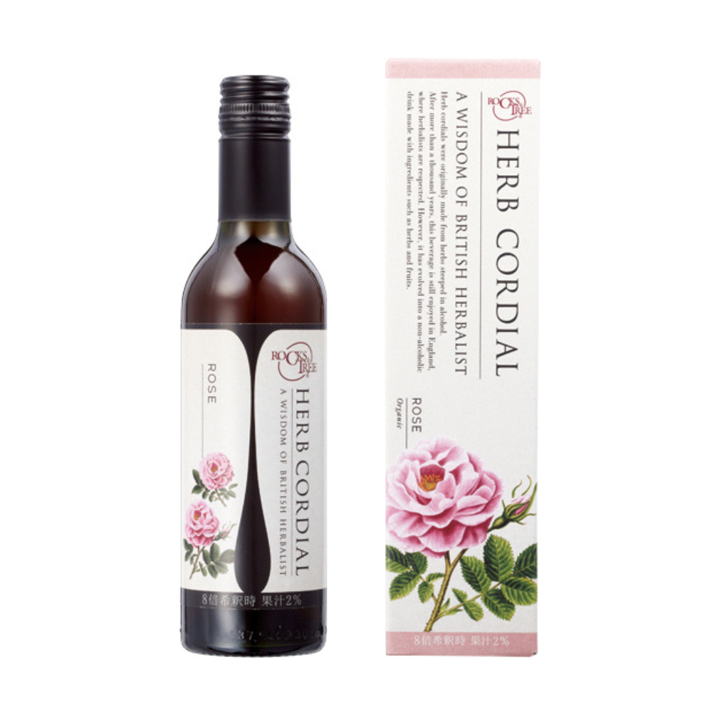 Herbal Cordial Organic Rose 360ml