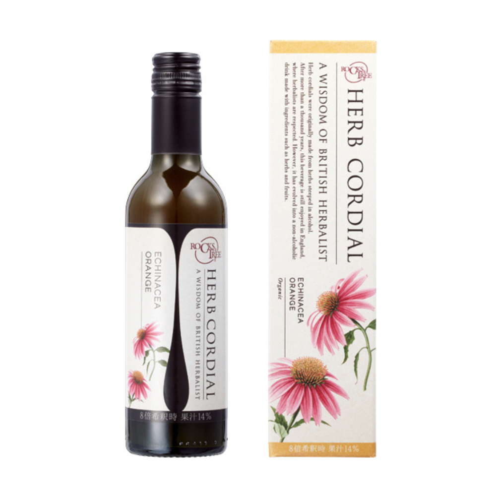 【季節限定】ハーブコーディアル 有機エキナセアオレンジ/Organic Echinacea Orange 360ml