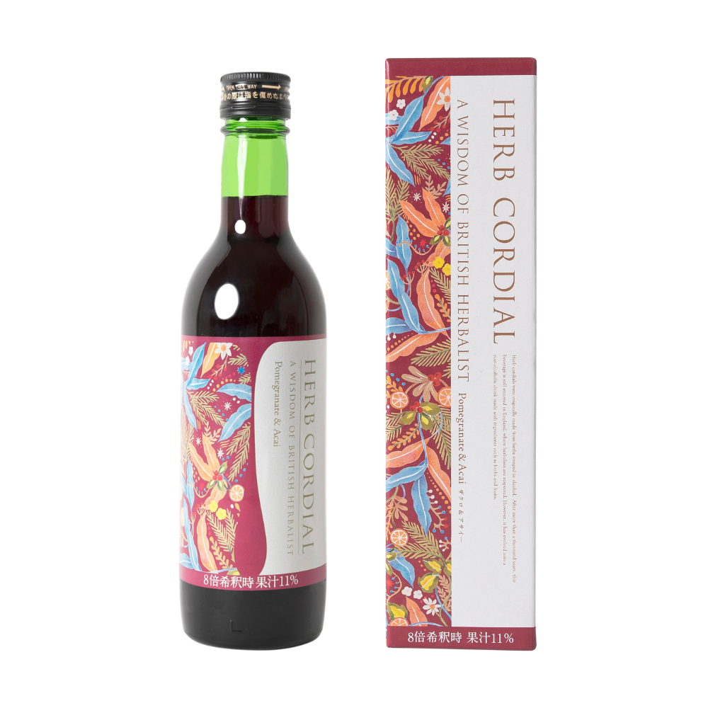 【季節限定】ハーブコーディアル ザクロ＆アサイー 360ml