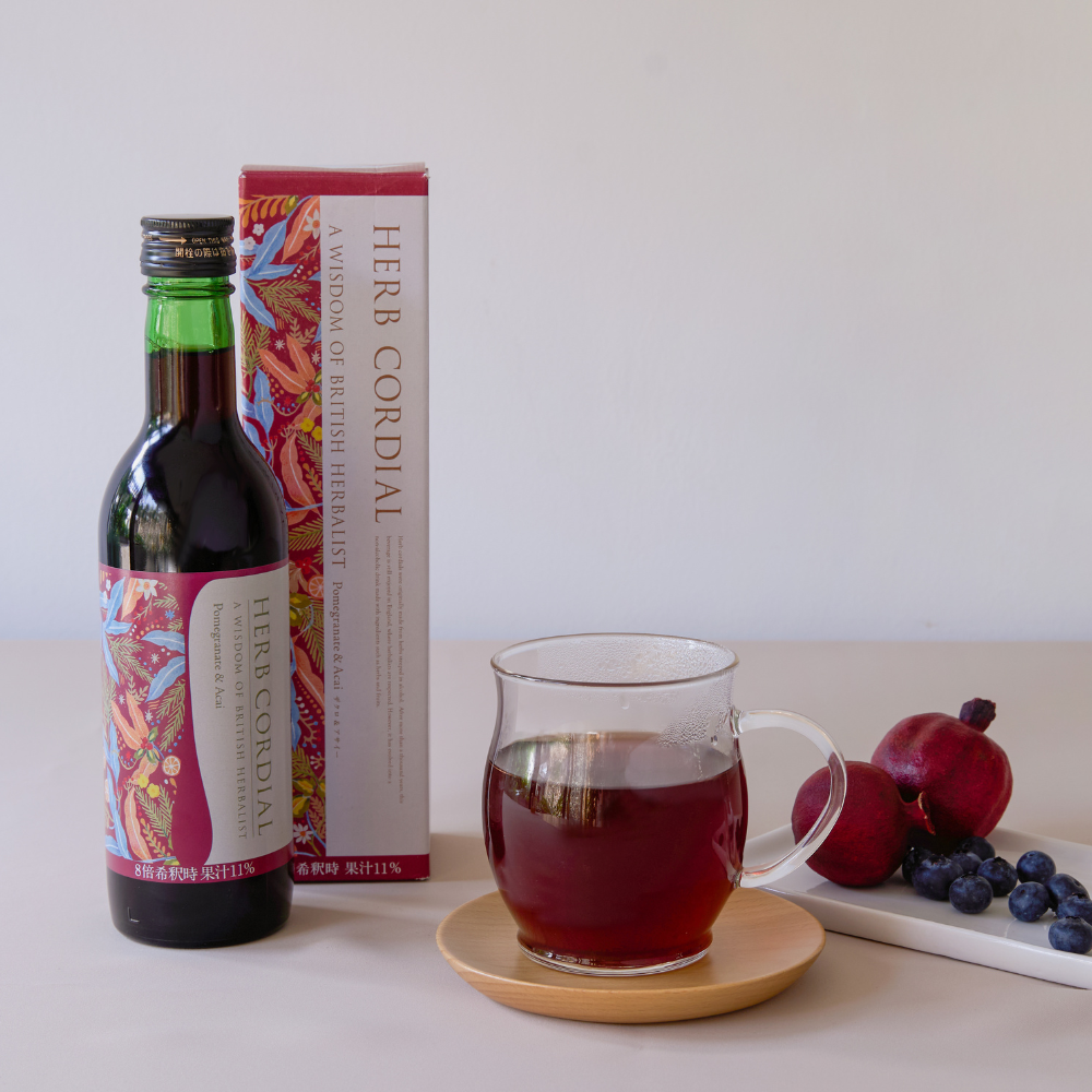 【季節限定】ハーブコーディアル ザクロ＆アサイー 360ml