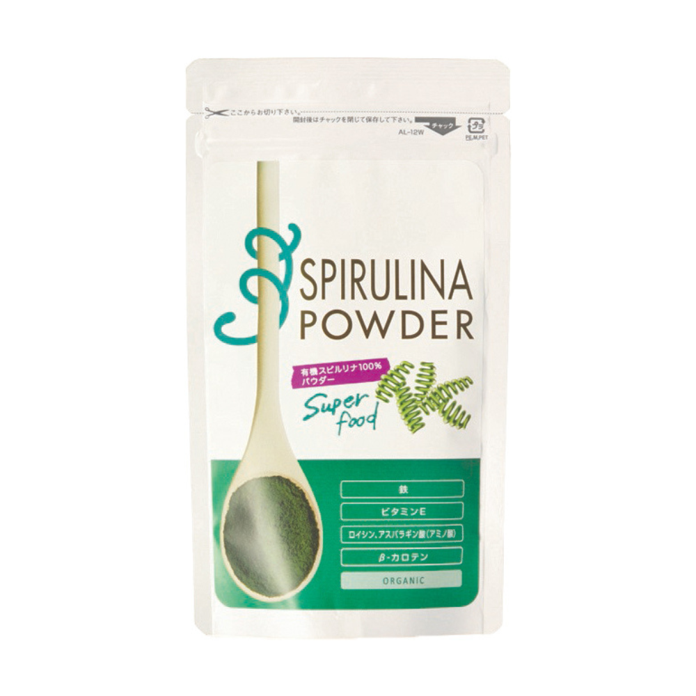 100% organic spirulina powder