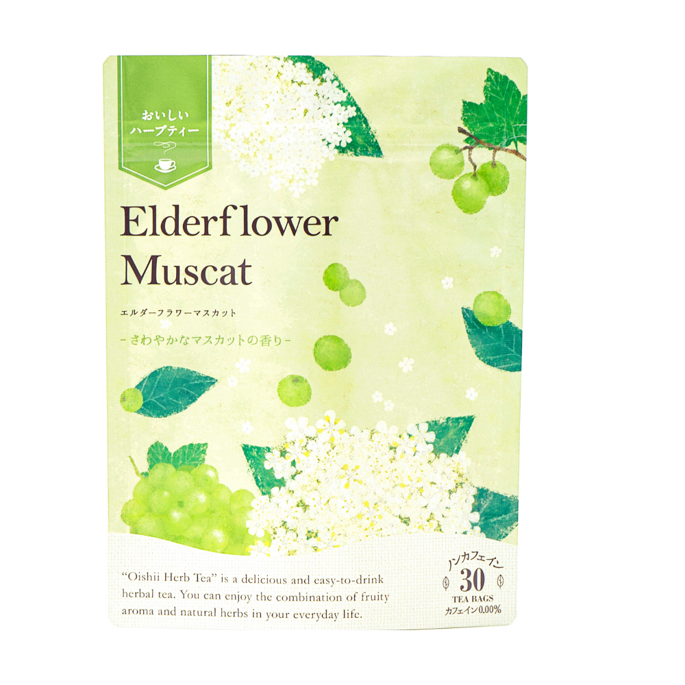 おいしいハーブティー エルダーフラワーマスカット ティーバッグ