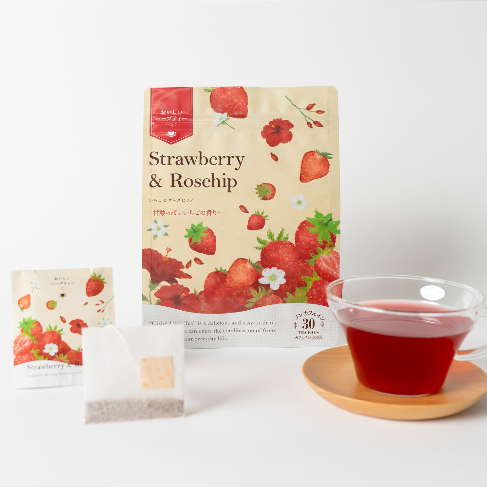 おいしいハーブティー いちご＆ローズヒップ