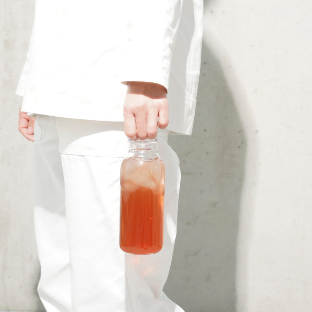 水出しできる。おいしいハーブティー いちごとハイビスカス ティー 水出しできる。おいしいハーブティー いちごとハイビスカス ティー