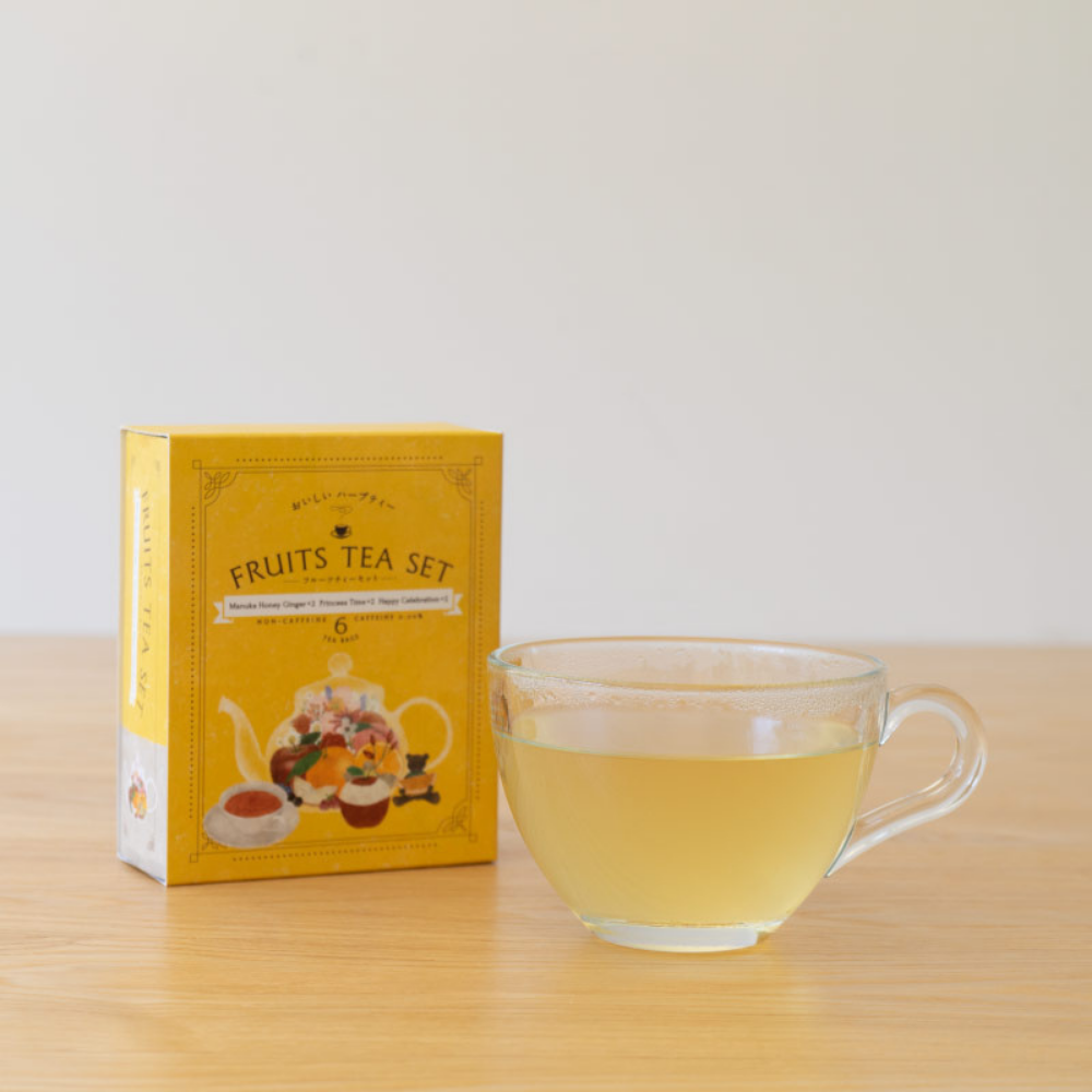美味花草茶水果茶套裝 Ci 3 種口味 x 2 個茶罐