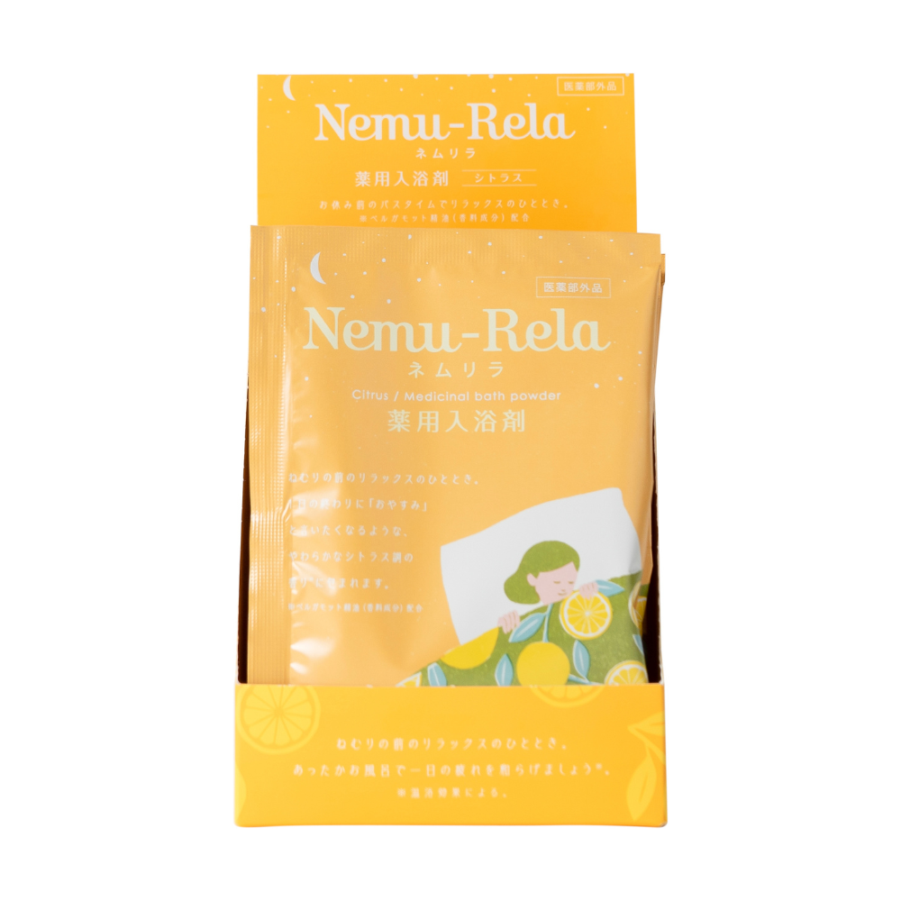 Nemurira 柑橘味藥浴添加劑，25克