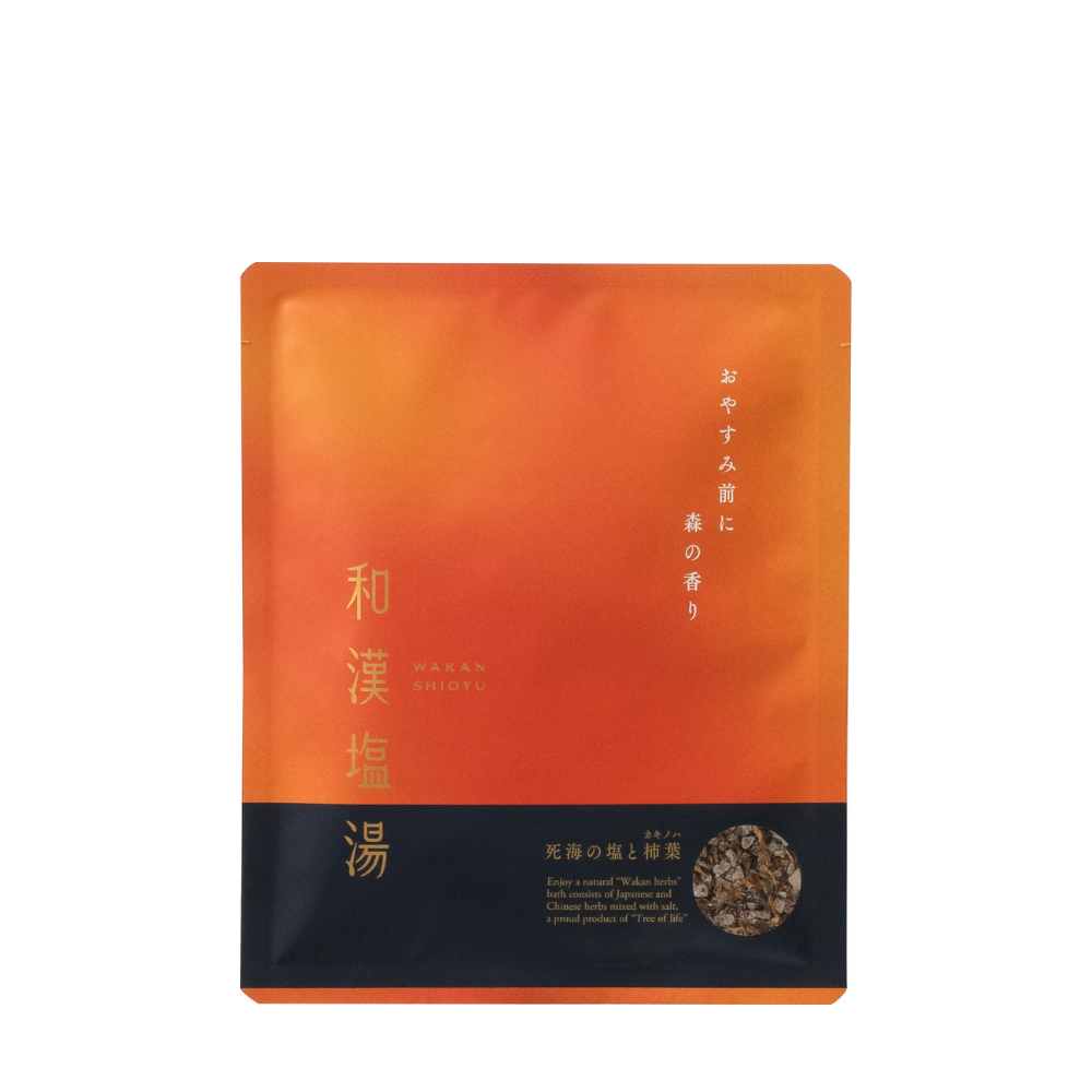 Wakan Shioyu Dead Sea Salt and Persimmon Leaf (Kakinoha) 30g x 1 packet