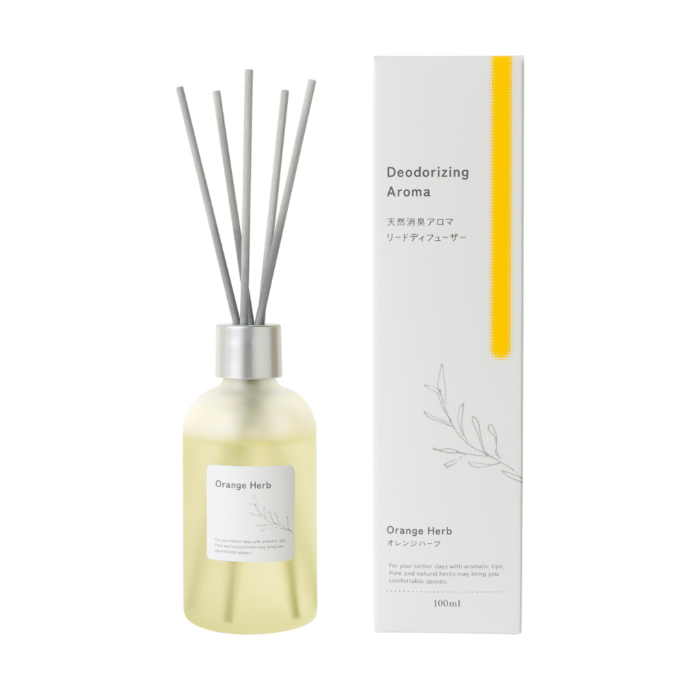Natural deodorant aroma reed diffuser orange herb 100ml