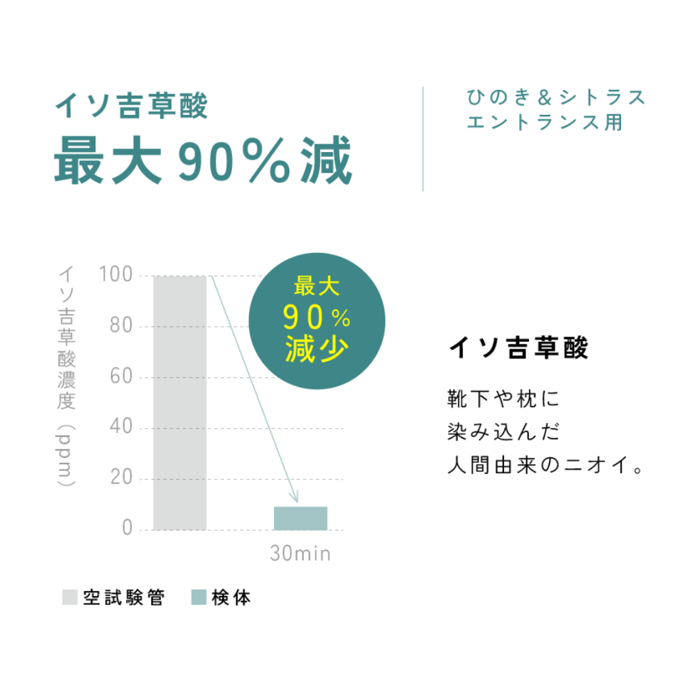 Space Deodorizing Aroma Hinoki & Citrus for Entrance