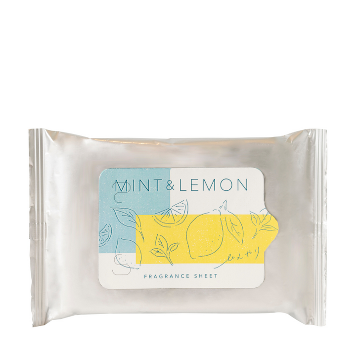 Mint &amp; Lemon Fragrance Sheet (Body Sheet) 10 sheets