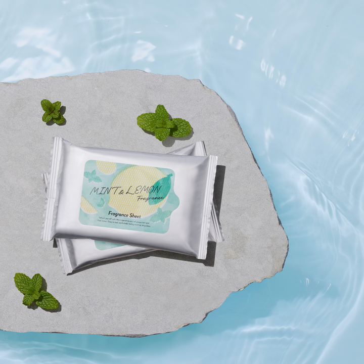 ミント&レモン フレグランスシート（ボディーシート）10枚