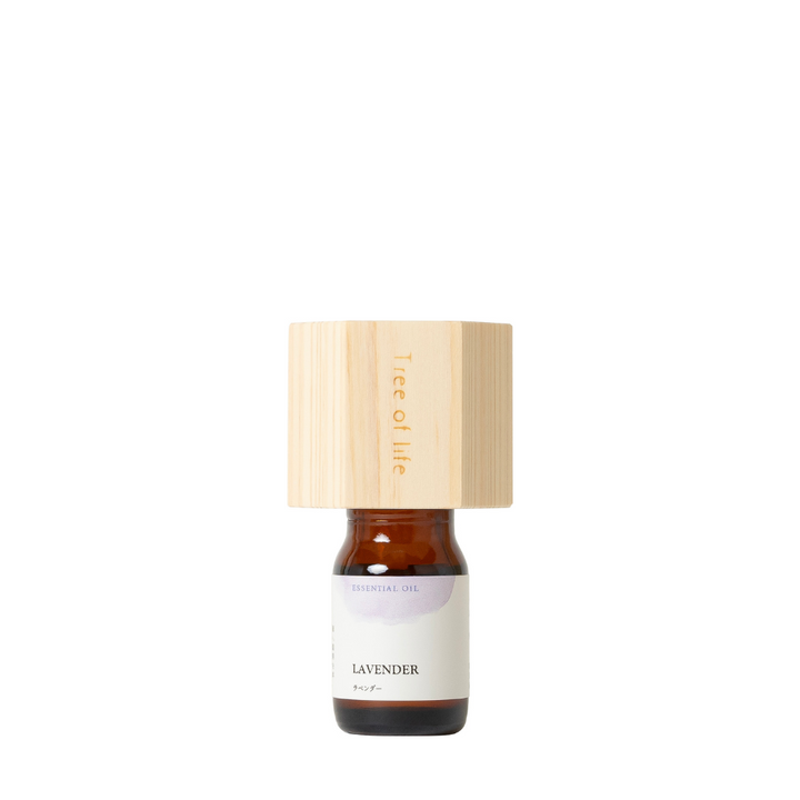 Hinoki aroma cap set (hexagonal x lavender essential oil)