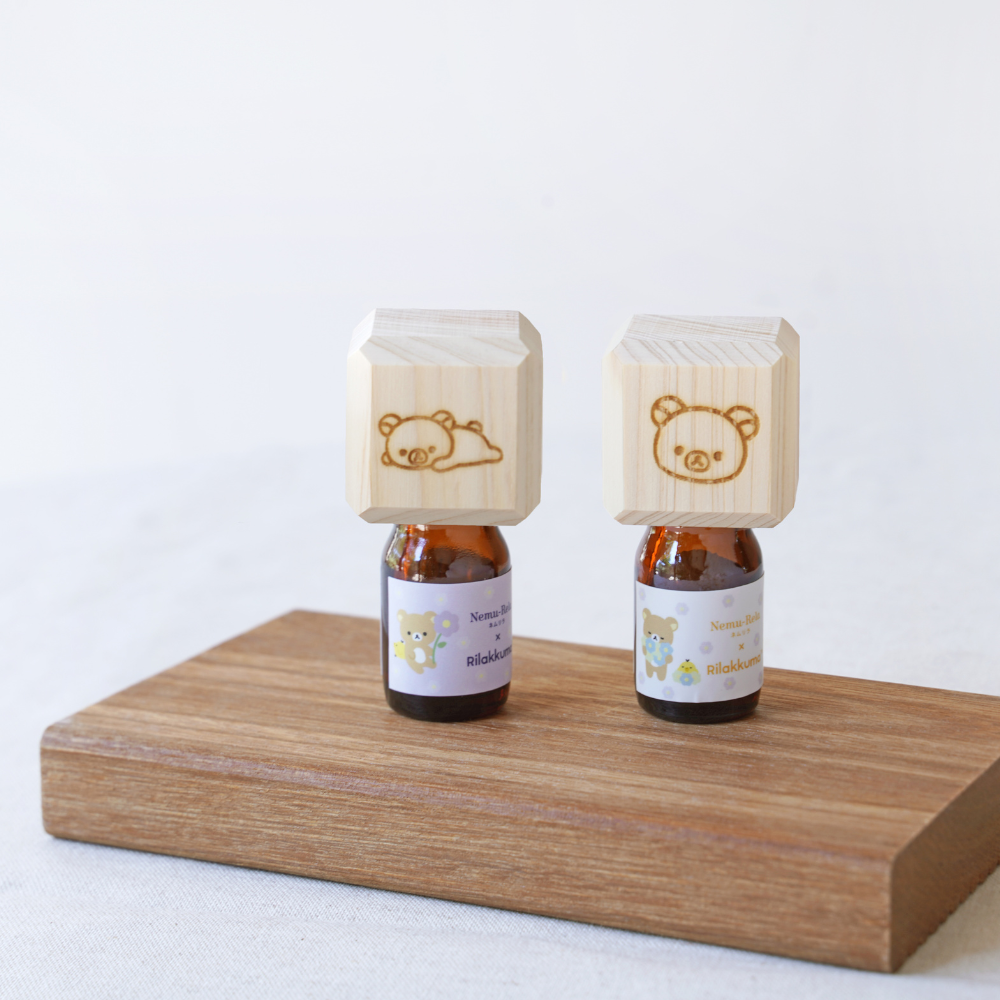 【限定商品】ネムリラ×リラックマ　Hinokiアロマキャップセット シトラス