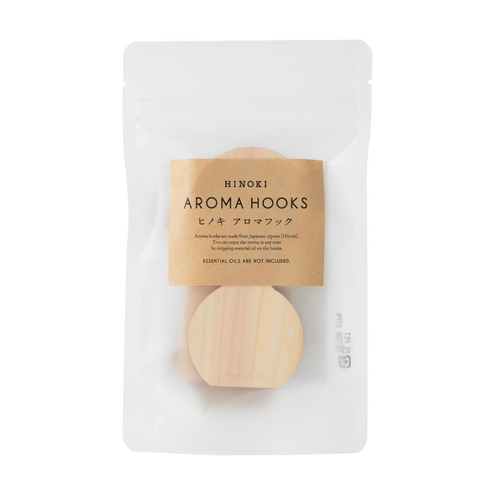 Hinoki Aroma Hooks - Circle, Square, Six