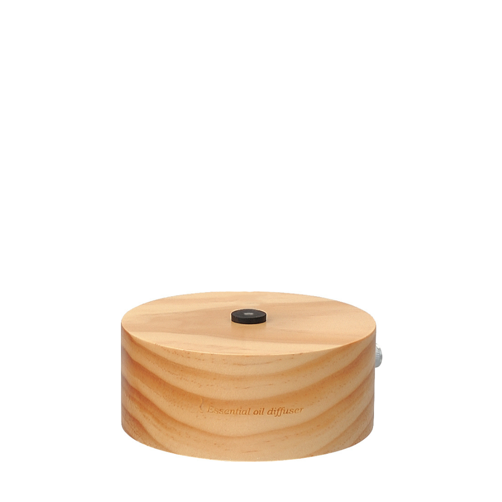 Round base for essential oil diffusers with timer