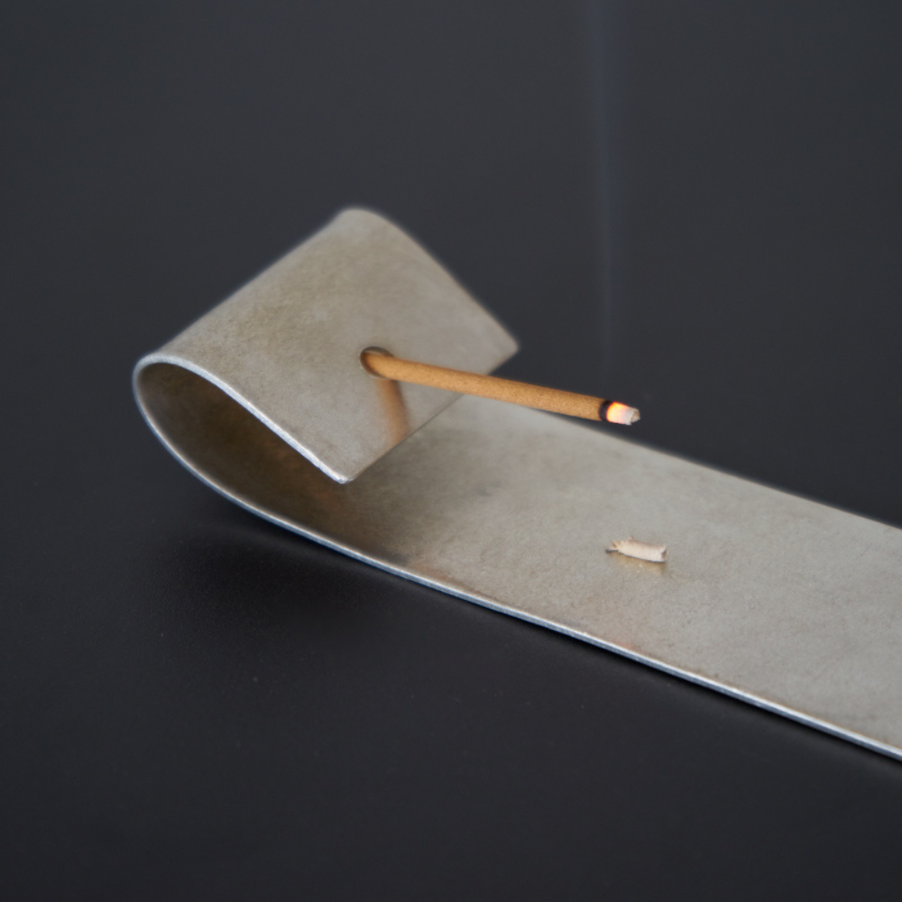 Tin incense holder