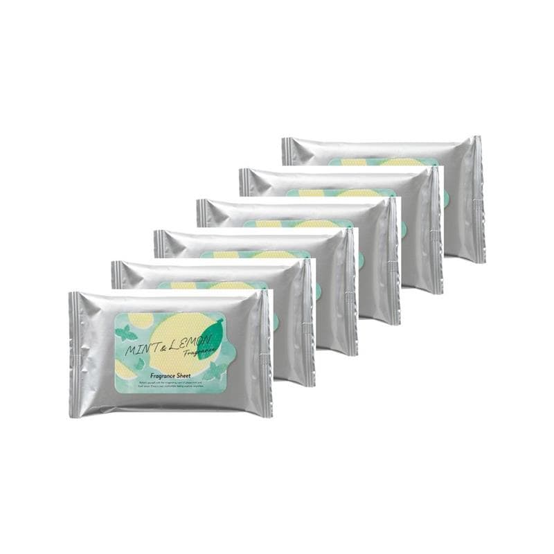 ミント&レモン フレグランスシート（ボディーシート）10枚