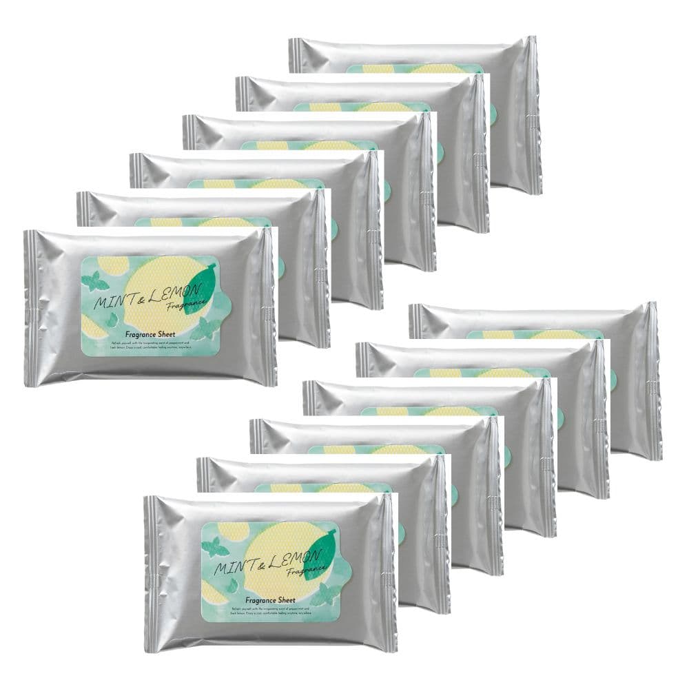 ミント&レモン フレグランスシート（ボディーシート）10枚