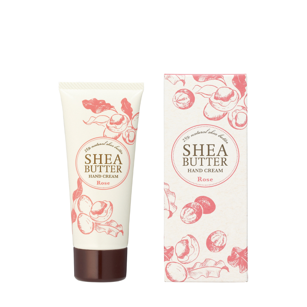 Shea butter hand cream rose