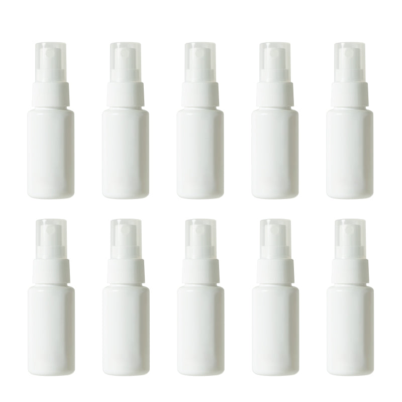 噴霧容器 50ml（白色） 10 件套
