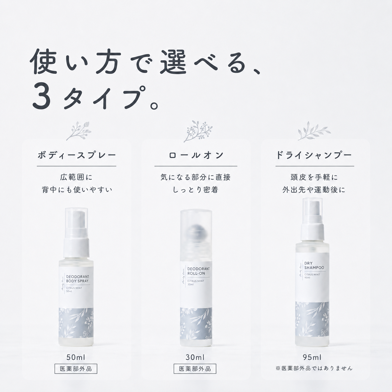 KaoriDeo Medicated Deodorant Body Spray Citrus Mint 50ml