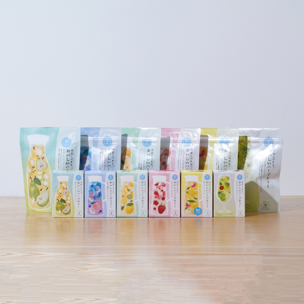 水出しできる。おいしいハーブティー いちごとハイビスカス ティーバッグ