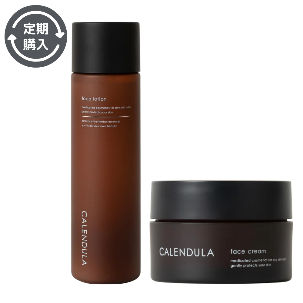 【定期購入】Herbeduré CALENDULA メディケイティッドローション＆クリームセット