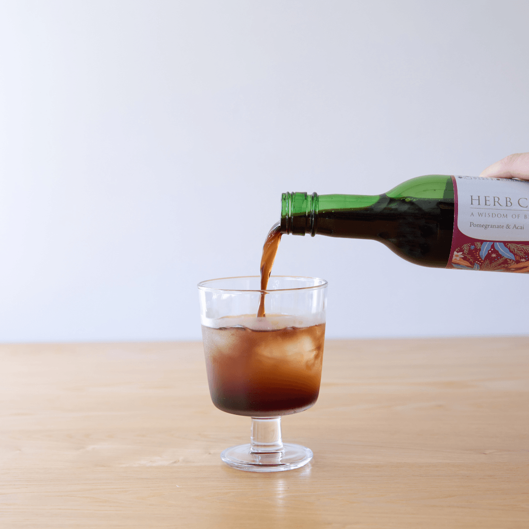 ハーブコーディアルザクロ＆アサイーの使用イメージ